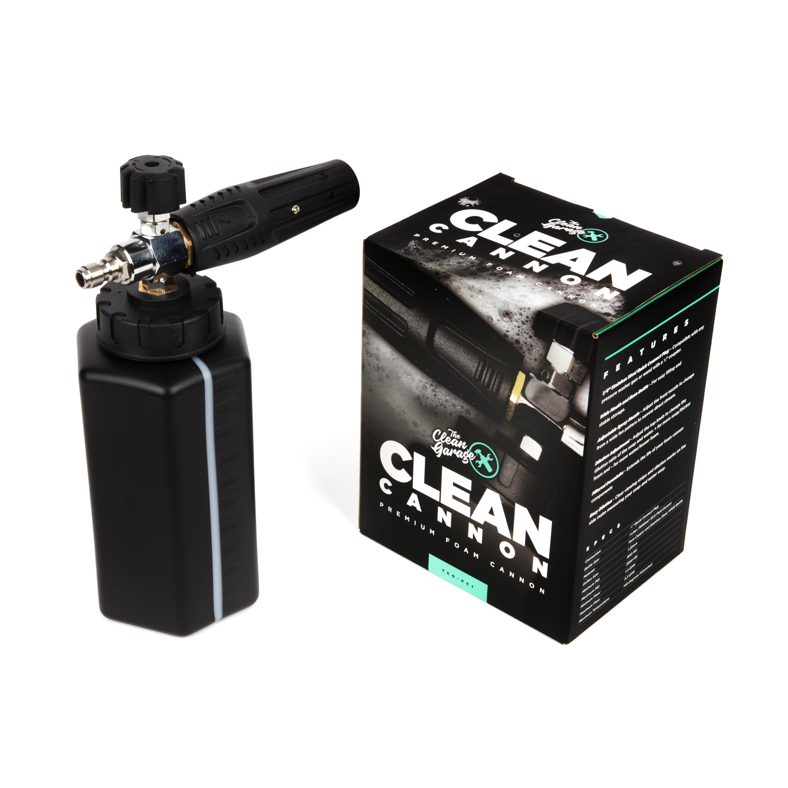 Amazon.com: Clean Garage The Foam Cannon | for Pressure Washer | 1